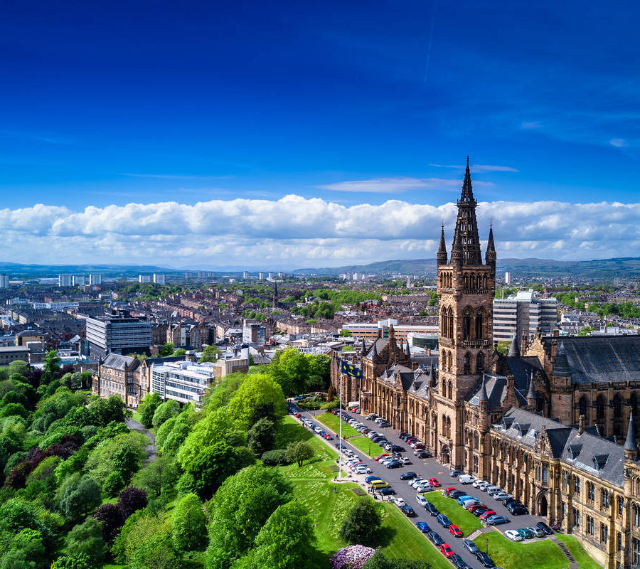 Retourvlucht Glasgow vanuit CRL