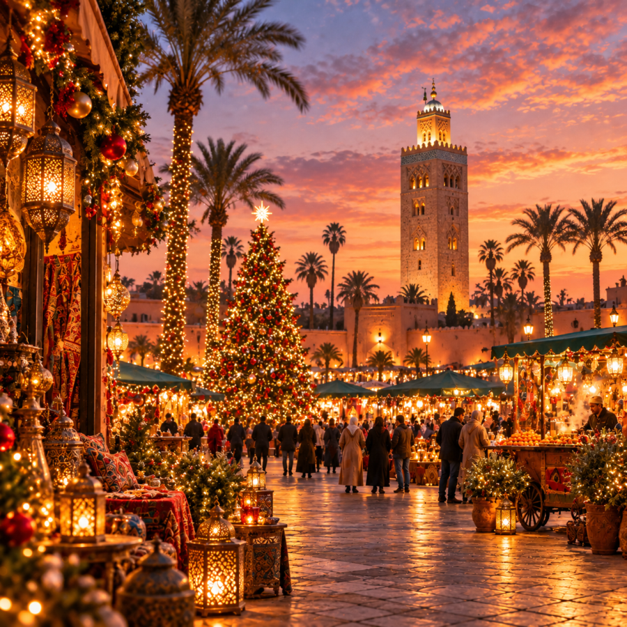 Retourvlucht Marrakech (Geen EU) vanuit CRL